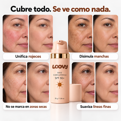 Loovy Base Camaleónica para Piel Madura SPF 50+
